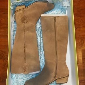 Jack Rogers Sawyer Suede Boots NWT